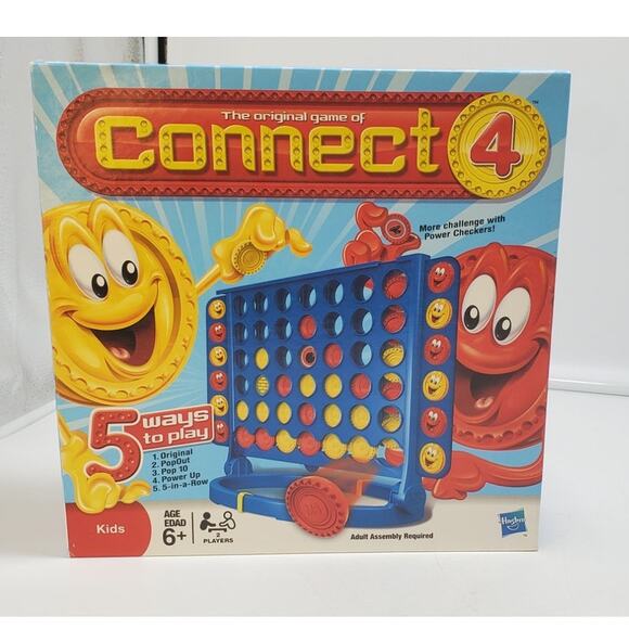 Connect 4 Strategy Game 4 in a Row Game - 5 Ways To Play (2009) 100% COMPLETE - Picture 1 of 8